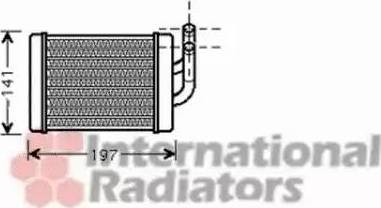 Van Wezel 82006158 - Scambiatore calore, Riscaldamento abitacolo autozon.pro