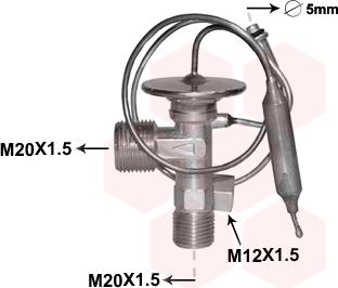Van Wezel 82001322 - Valvola ad espansione, Climatizzatore autozon.pro