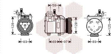 Van Wezel 8200K093 - Compressore, Climatizzatore autozon.pro