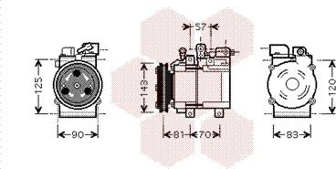 Van Wezel 8200K139 - Compressore, Climatizzatore autozon.pro