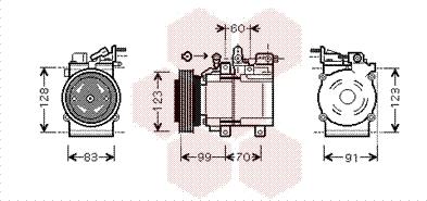 Van Wezel 8200K138 - Compressore, Climatizzatore autozon.pro