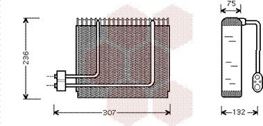 Van Wezel 8200V014 - Evaporatore, Climatizzatore autozon.pro