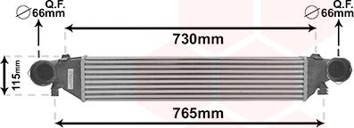 Van Wezel 30004297 - Intercooler autozon.pro