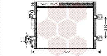 Van Wezel 30005392 - Condensatore, Climatizzatore autozon.pro