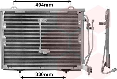 Van Wezel 30005245 - Condensatore, Climatizzatore autozon.pro