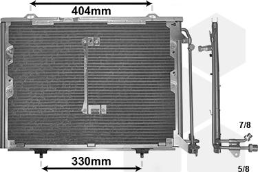 Van Wezel 30005207 - Condensatore, Climatizzatore autozon.pro