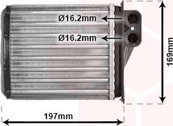 Van Wezel 30006400 - Scambiatore calore, Riscaldamento abitacolo autozon.pro