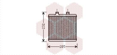 Van Wezel 30006472 - Scambiatore calore, Riscaldamento abitacolo autozon.pro