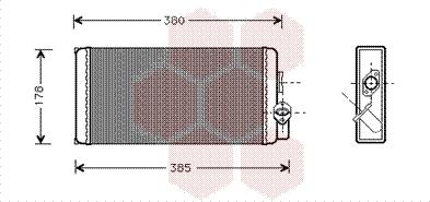 Van Wezel 30006188 - Scambiatore calore, Riscaldamento abitacolo autozon.pro