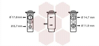 Van Wezel 30001093 - Valvola ad espansione, Climatizzatore autozon.pro