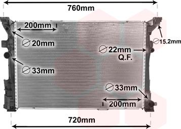 Van Wezel 30002653 - Radiatore, Raffreddamento motore autozon.pro