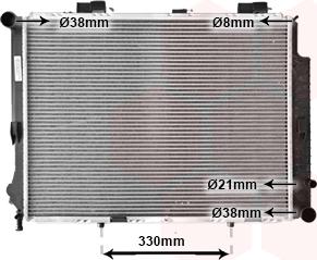 Van Wezel 30002191 - Radiatore, Raffreddamento motore autozon.pro