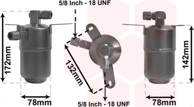 Van Wezel 3000D005 - Essiccatore, Climatizzatore autozon.pro