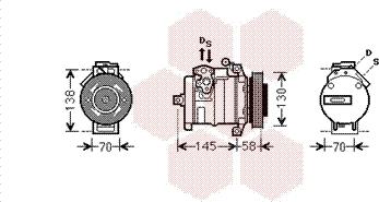 Van Wezel 3000K494 - Compressore, Climatizzatore autozon.pro