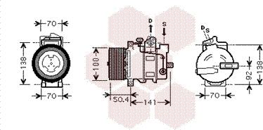 Van Wezel 3000K431 - Compressore, Climatizzatore autozon.pro