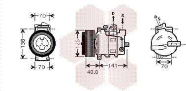 Van Wezel 3000K426 - Compressore, Climatizzatore autozon.pro