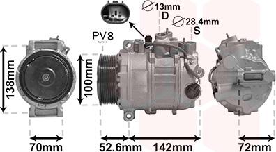 Van Wezel 3000K639 - Compressore, Climatizzatore autozon.pro