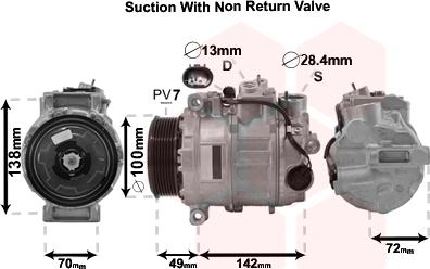 Van Wezel 3000K638 - Compressore, Climatizzatore autozon.pro