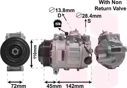 Van Wezel 3000K637 - Compressore, Climatizzatore autozon.pro