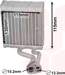 Van Wezel 3000V646 - Evaporatore, Climatizzatore autozon.pro