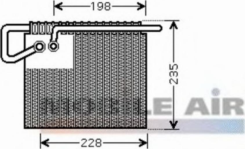 Van Wezel 3000V397 - Evaporatore, Climatizzatore autozon.pro