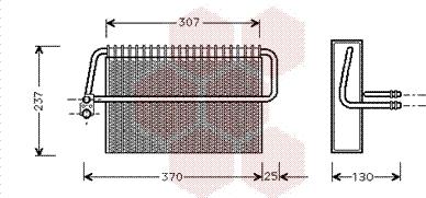Van Wezel 3000V272 - Evaporatore, Climatizzatore autozon.pro