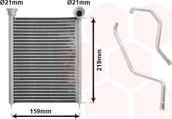 Van Wezel 30016704 - Scambiatore calore, Riscaldamento abitacolo autozon.pro