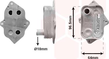 Van Wezel 30013708 - Radiatore olio, Olio motore autozon.pro