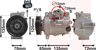 Van Wezel 3001K701 - Compressore, Climatizzatore autozon.pro