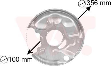 Van Wezel 3029373 - Lamiera paraspruzzi, Disco freno autozon.pro