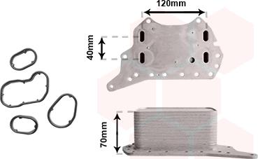 Van Wezel 33013701 - Radiatore olio, Olio motore autozon.pro