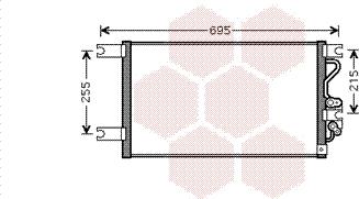 Van Wezel 32005206 - Condensatore, Climatizzatore autozon.pro