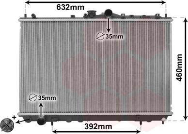 Van Wezel 32002142 - Radiatore, Raffreddamento motore autozon.pro