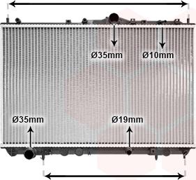 Van Wezel 32002116 - Radiatore, Raffreddamento motore autozon.pro