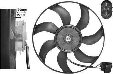 Van Wezel 3749744 - Ventola, Raffreddamento motore autozon.pro