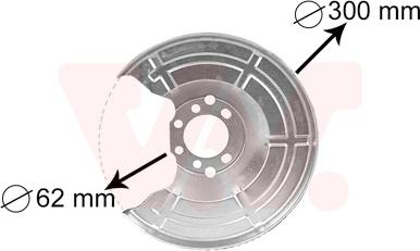 Van Wezel 3745371 - Lamiera paraspruzzi, Disco freno autozon.pro