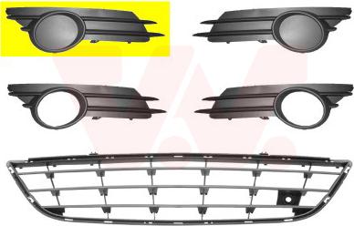 Van Wezel 3750592 - Griglia di ventilazione, Paraurti autozon.pro