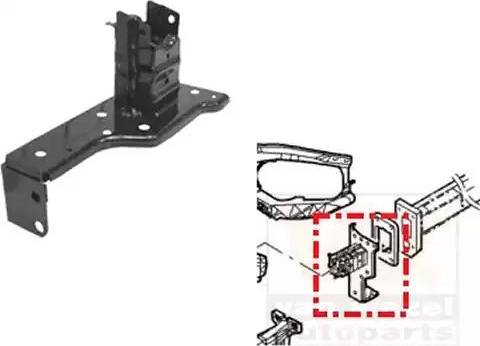 Van Wezel 3750565 - Supporto, Paraurti autozon.pro