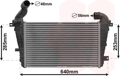 Van Wezel 37004416 - Intercooler autozon.pro