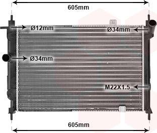 Van Wezel 37002191 - Radiatore, Raffreddamento motore autozon.pro