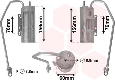 Van Wezel 3700D398 - Essiccatore, Climatizzatore autozon.pro