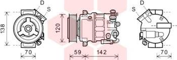 Van Wezel 3700K578 - Compressore, Climatizzatore autozon.pro