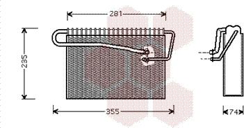 Van Wezel 3700V167 - Evaporatore, Climatizzatore autozon.pro