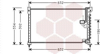 Van Wezel 25005085 - Condensatore, Climatizzatore autozon.pro