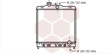 Van Wezel 25002123 - Radiatore, Raffreddamento motore autozon.pro