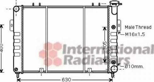 Van Wezel 21002037 - Radiatore, Raffreddamento motore autozon.pro