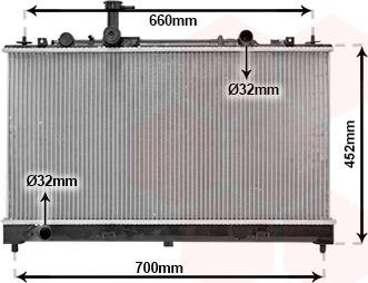 Van Wezel 27002164 - Radiatore, Raffreddamento motore autozon.pro