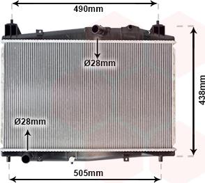 Van Wezel 27002229 - Radiatore, Raffreddamento motore autozon.pro