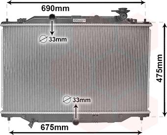 Van Wezel 27002270 - Radiatore, Raffreddamento motore autozon.pro