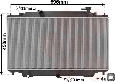 Van Wezel 27012703 - Radiatore, Raffreddamento motore autozon.pro